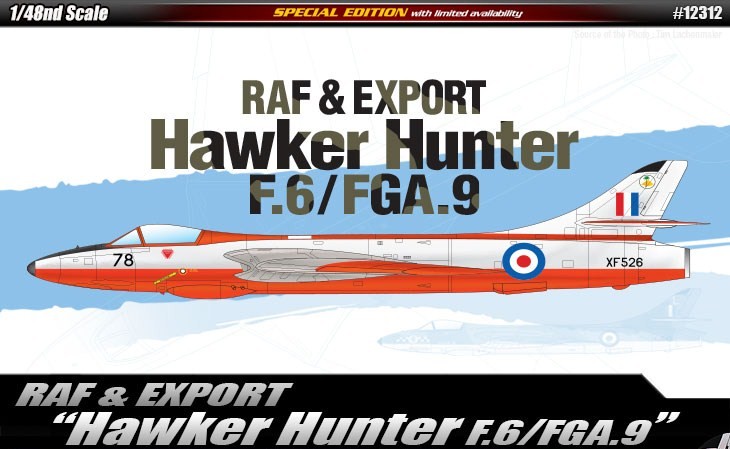 1/48 ホーカーハンター F.6/FGA.9(英空軍 & 輸出ver )
