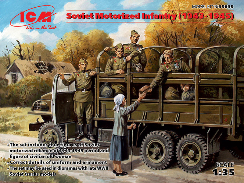 1/35 ソビエト機械化兵（1943-1945） - ウインドウを閉じる