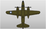 1/72 North American XB-28 High-altitude version of the B-25 Mit