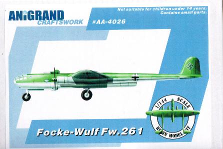 1/144 フォッケウルフ Fw.261