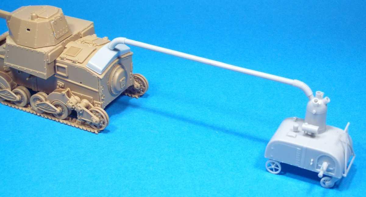 1/35 L6用エンジンヒーティングシステム(Italeri/Model Victoria用)