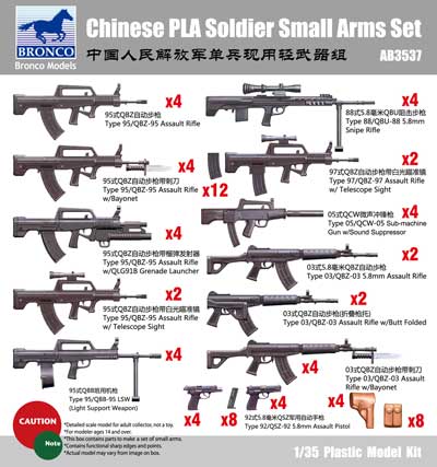 予約する　　1/35 中国・現用歩兵用携行火器セット