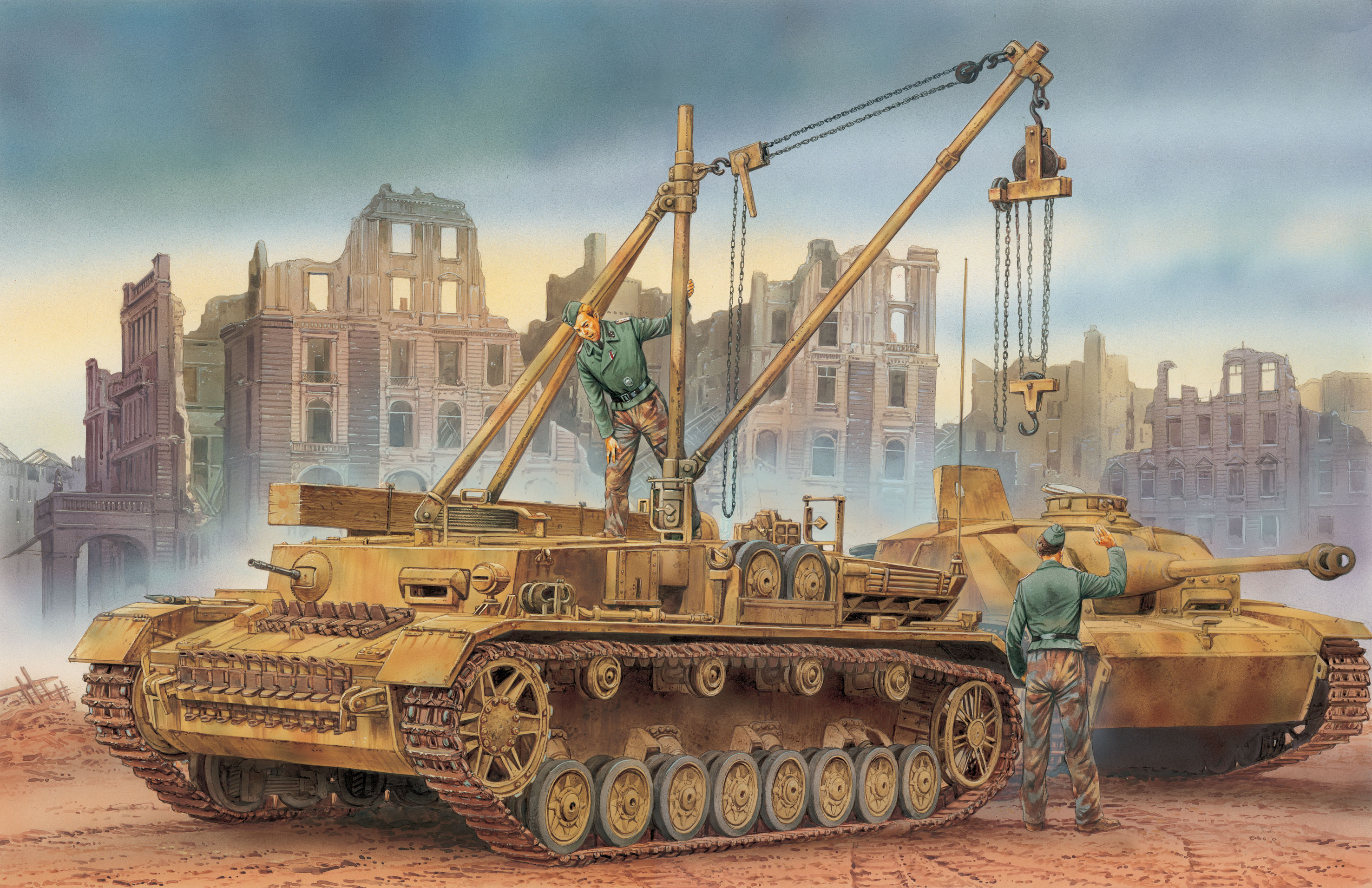 1/35 WW.II ドイツ軍 Sd.Kfz.164 ベルゲパンツァー IV号回収戦車