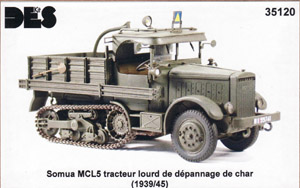 1/35 ソミュアMCL5重改修トラクター