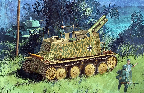 1/35 ドイツ 38(t)15cm自走重歩兵砲　グリレ H型