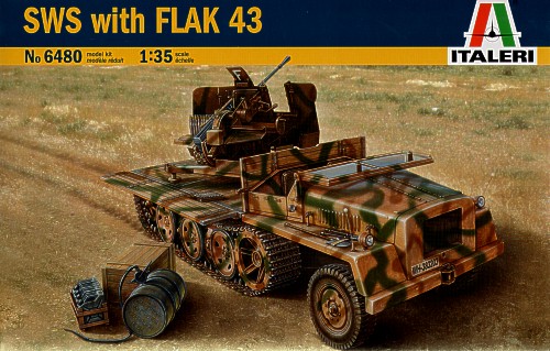 1/35 ドイツ重国防軍牽引車　Flak43搭載型