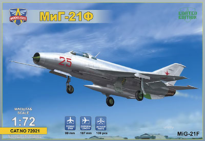 1/72 露・ミコヤンMiG-21F量産初期型戦闘機