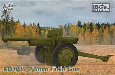 1/35 米・75mmM.1897野砲・アメリカ生産型