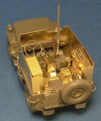 1/35 装甲ジープ+SCR-193 U.S. WWII 無線機セット(タミヤ､イタレリ､レベル用)