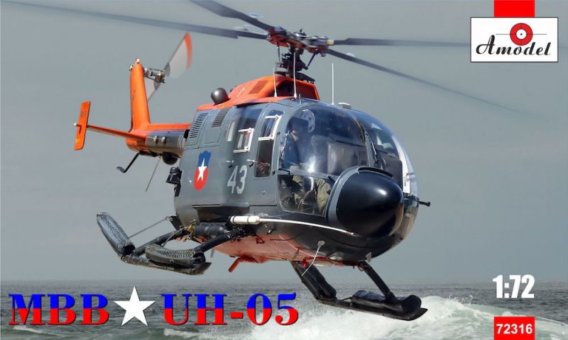 1/72 MBB UH-05 チリ空軍 ヘリコプター - ウインドウを閉じる