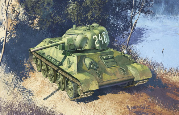 1/35 WW.II ソビエト軍 T-34/76 Mod.1942 ”フォルモチカ”
