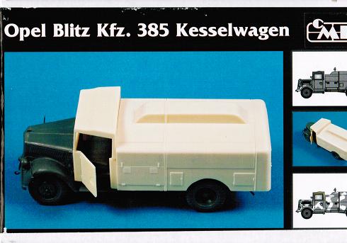 1/35 Kfz.385 ドイツ ３トン 4x2 燃料補給車 コンバージョン