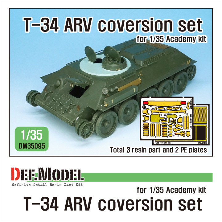 1/35 Soviet T-34 ARV coversion set(for Academy kit)