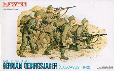 1/35 ドイツ 山岳兵 コーサカス1942 - ウインドウを閉じる