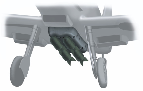 1/32 メッサーシュミット Bf-109E 搭載爆弾セット