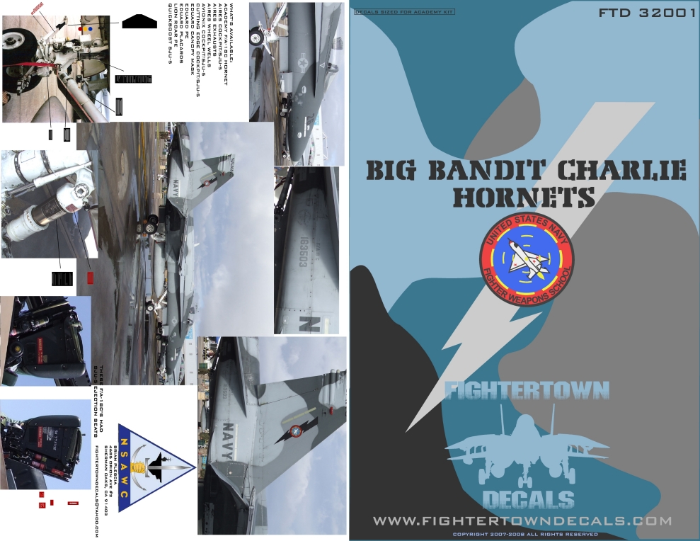 1/32 Big Bandit C Hornets F-18C`s