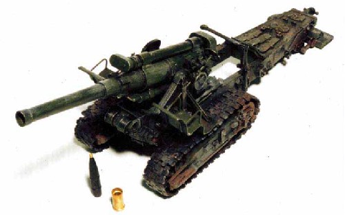 1/35 WW.2 ソ連陸軍 B4 203mm榴弾砲 - ウインドウを閉じる