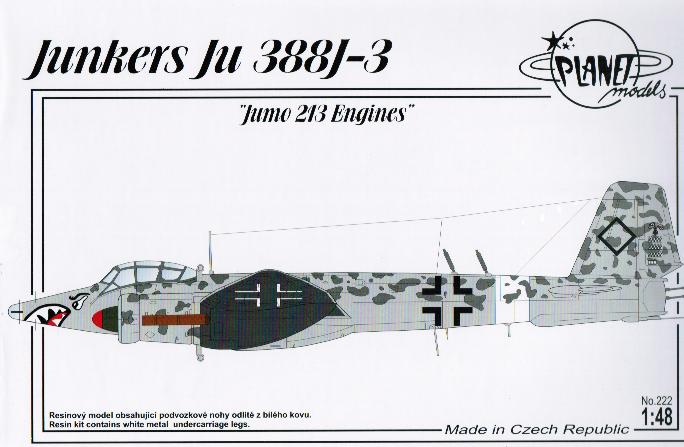 1/48 Junkers Ju 388-J3 “Jumo 213 Engines 搭載型”