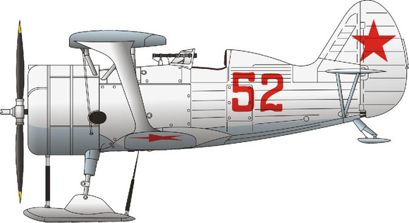 1/48 ポリカリポフ I-152 (I-15bis) スキー装着機