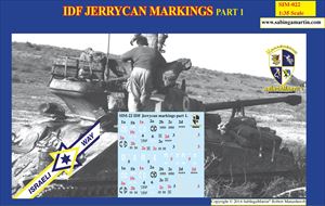1/35 IDF ジェリカンデカールセット PART.1