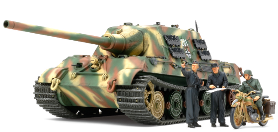 1/35 ドイツ重駆逐戦車 ヤークトタイガー 中期生産型 オットー・カリウス搭乗車