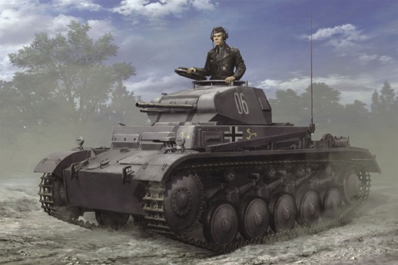 1/24 ドイツII号戦車F型