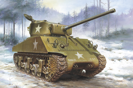 1/35 アメリカ中戦車M4A3 (76)Wシャーマン