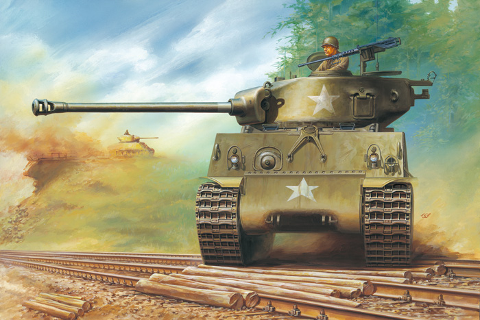 1/35 アメリカ中戦車 シャーマン M4A3E8 イージーエイト