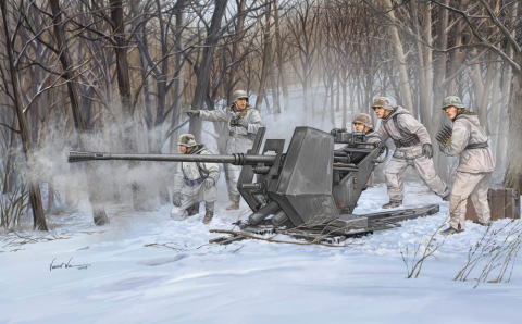 1/35 ドイツ軍Flak37 3.7cm高射機関砲