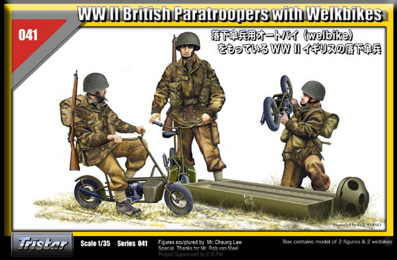 1/35 イギリス第１空挺師団兵 & ウェルバイク セット