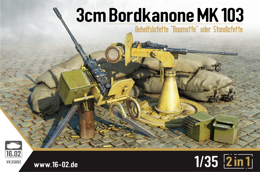 1/35 ドイツ 3cm 機関砲 Mk 103 (2in1)