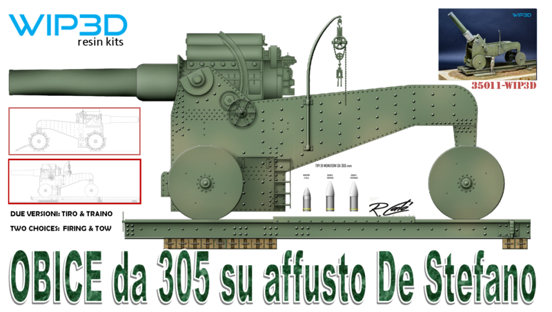 1/35 OBICE da 305 ステファノ榴弾砲