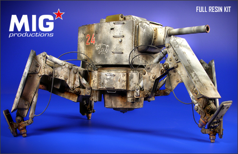 1/35 KV-2X 重歩行戦車 コンプリートキット (KV-2X HEAVY WALKING TANK, COMP)