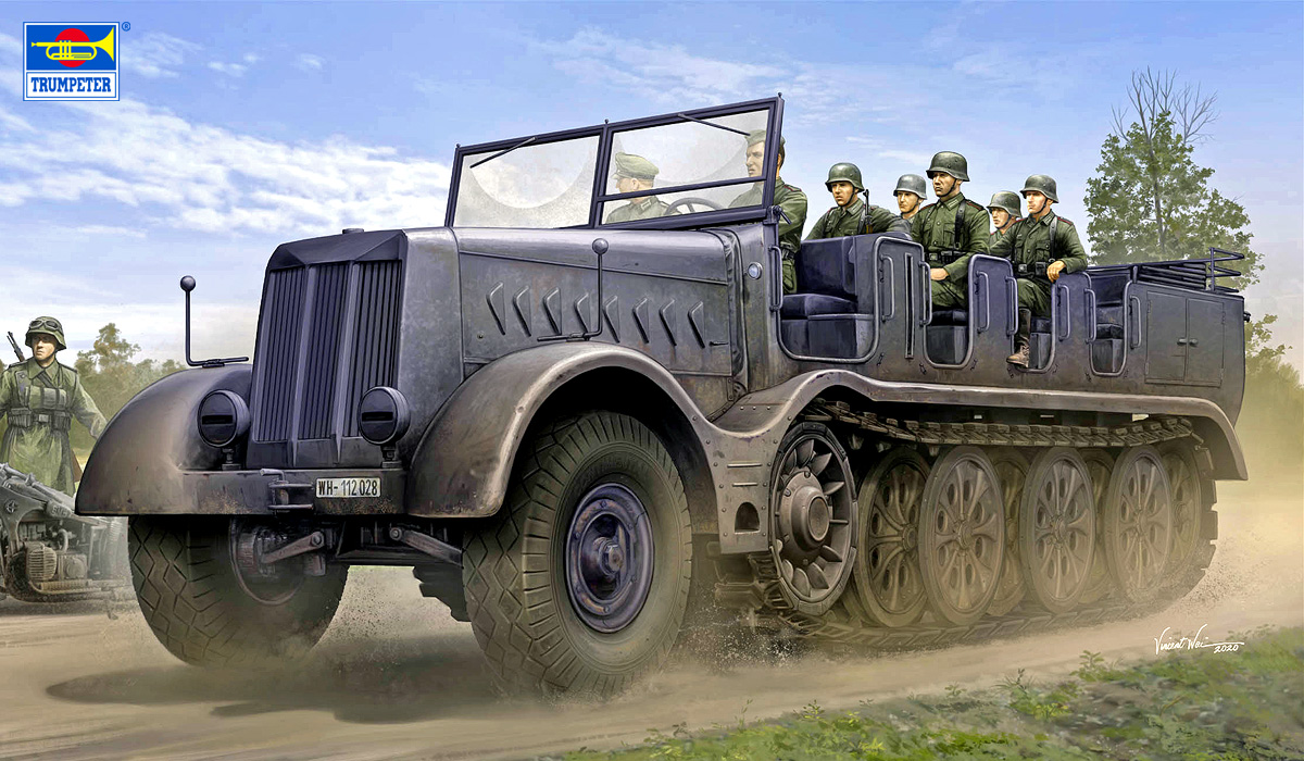 予約する　　1/35 ドイツ軍 18tハーフトラック Sd.kfz.9 砲兵仕様