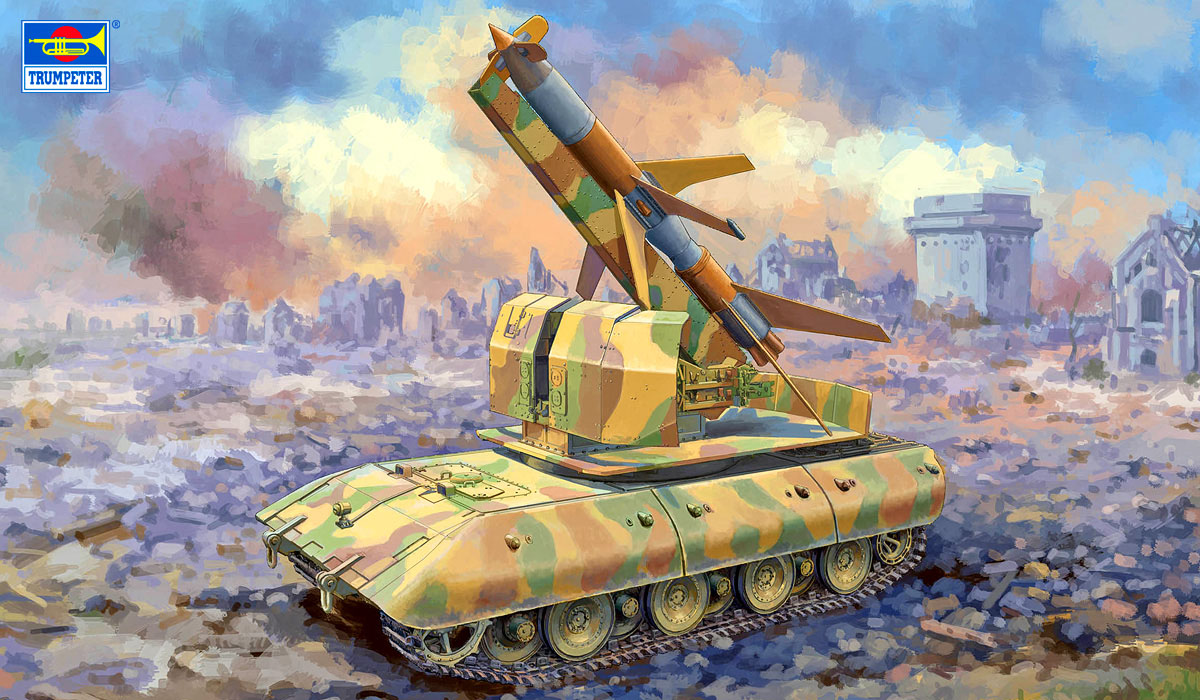 予約する　　1/35 ドイツ軍 E-100対空戦車 w/ライントホター1 地対空ミサイル