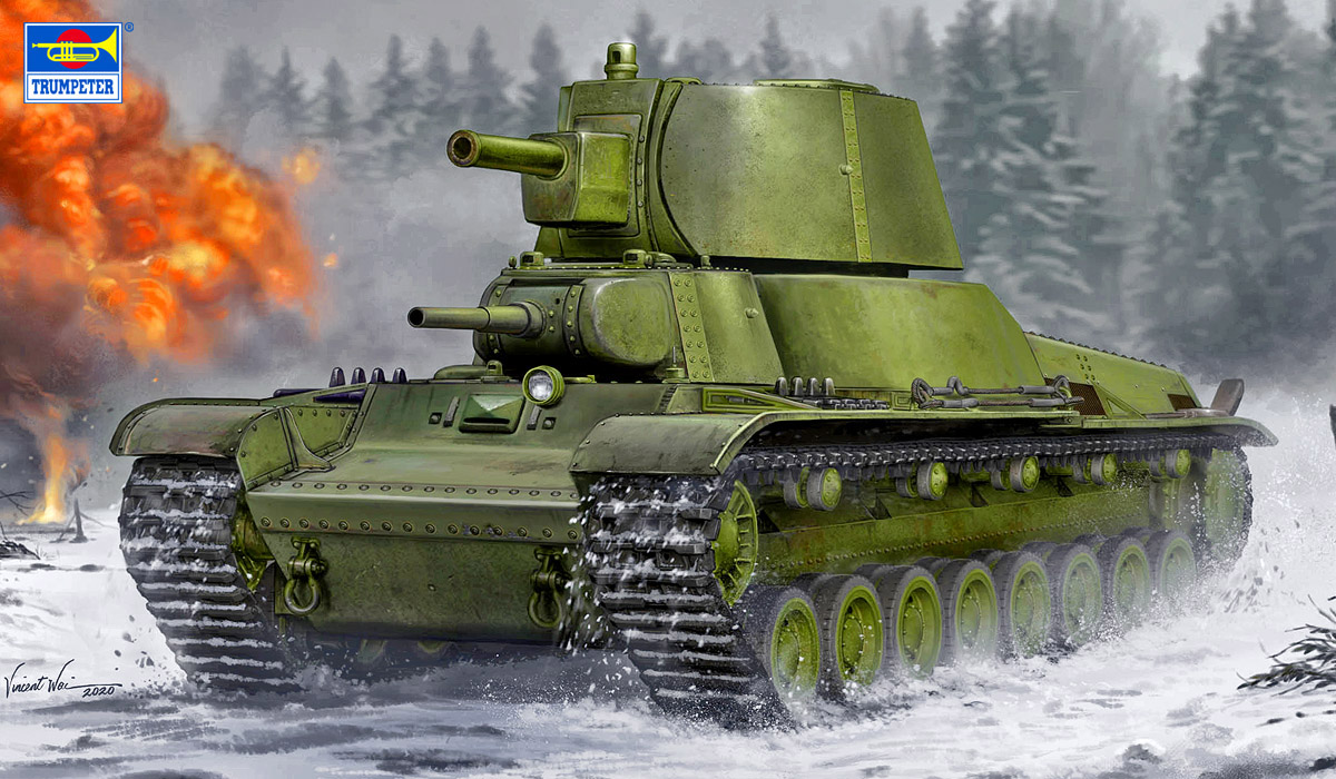予約する　　1/35 ソビエト軍 T-100Z多砲塔重戦車