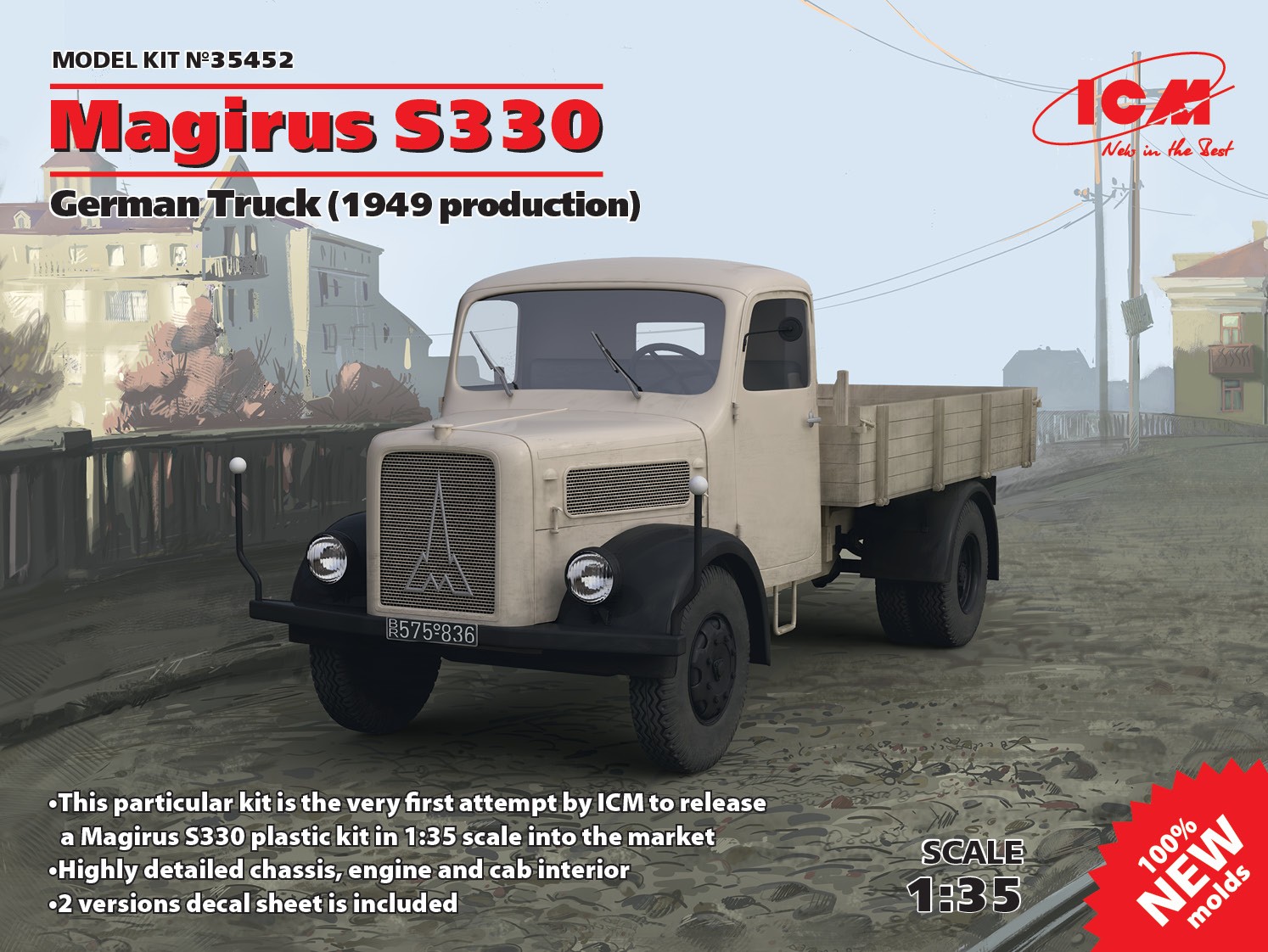 1/35 ドイツ マギルス S330トラック(1949)
