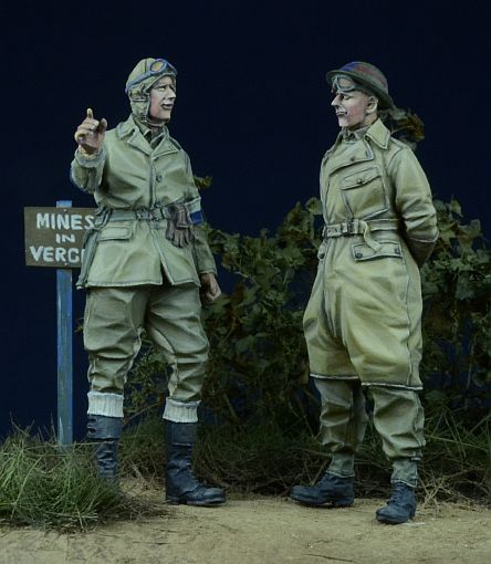 1/35 イギリス オートバイ伝令 & 憲兵セット 1943-45