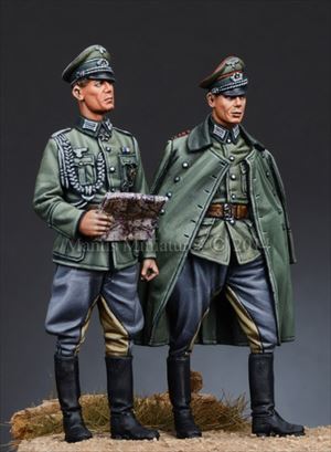 1/35 WWII独 国防軍将校(2体セット)