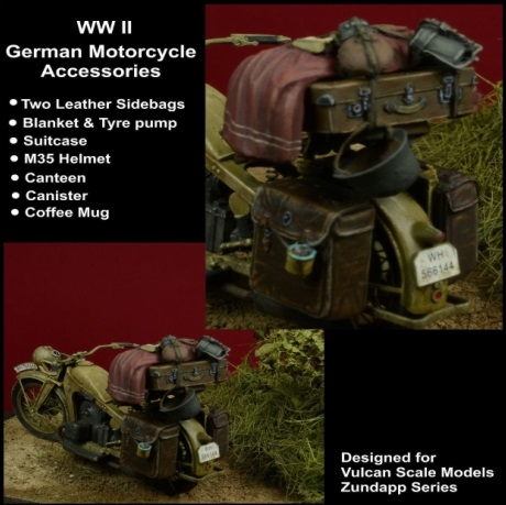 1/35 WWII独 バイクアクセサリーセット