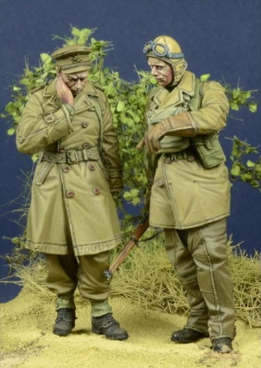 1/35 WWII英 大陸派遣軍 将校&伝令兵セット フランス1940 - ウインドウを閉じる