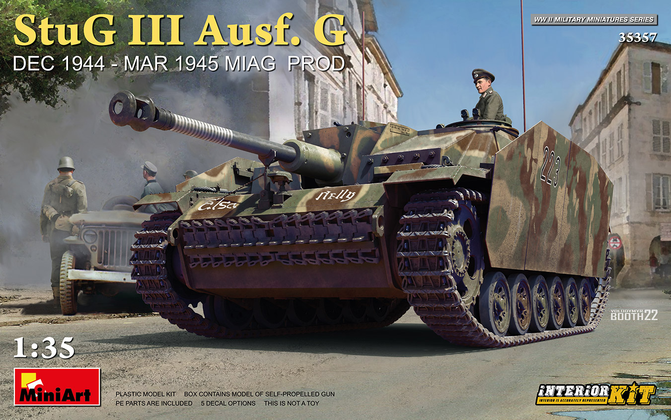予約する　　1/35 III号突撃砲 G型 1944年12月 - 1945年3月 MIAG社製 フルインテリア