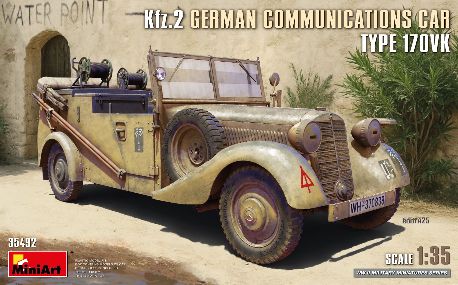 予約する　　1/35 Kfz.2 ドイツ軍通信車 170VK型