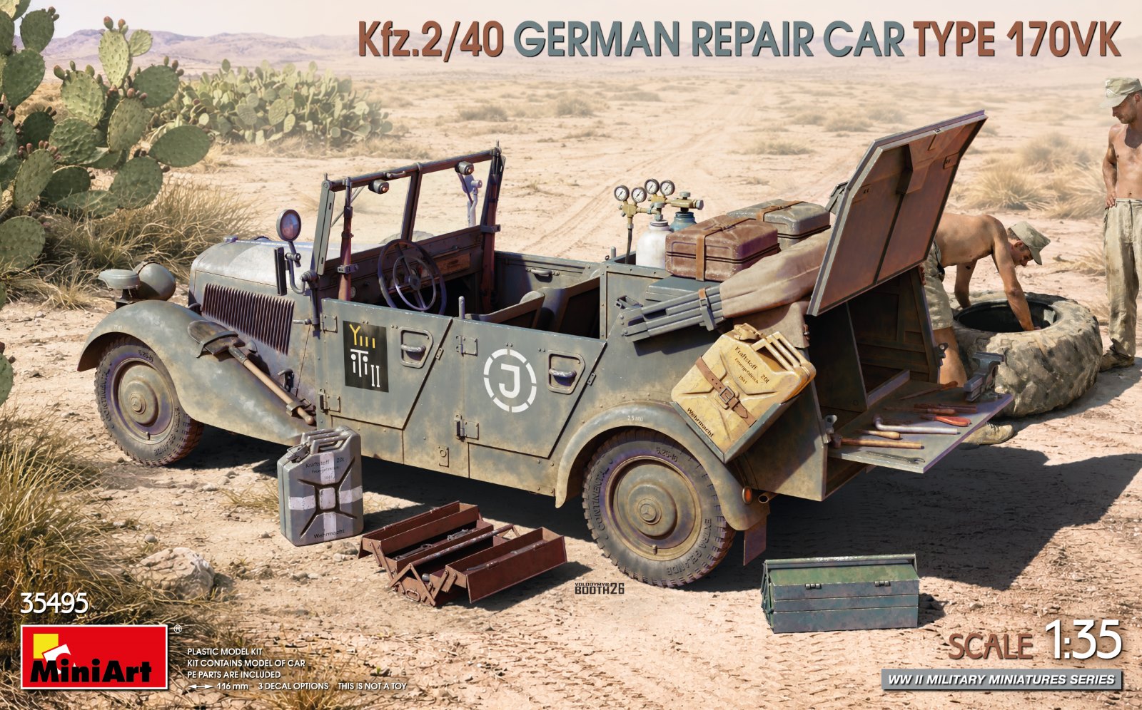 予約する　　1/35 Kfz.2/40 ドイツ軍修理車 170VK型