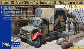 予約する　　1/35 ベッドフォード OXD 30cwt 4×2 GSトラック(金属製荷台タイプ)