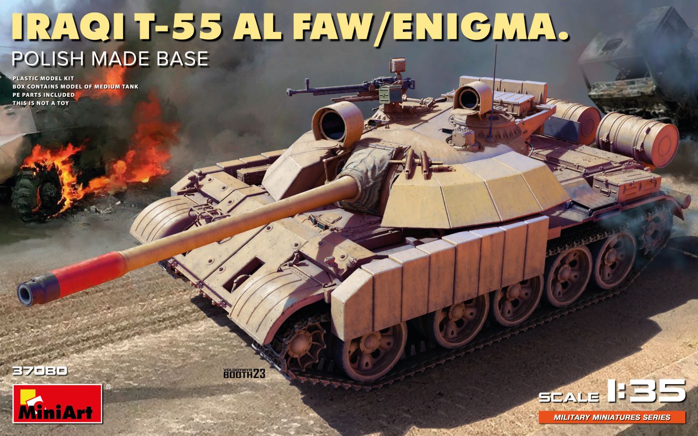 予約する　　1/35 イラク軍T-55 AL FAW/ENIGMA ポーランド製車体仕様