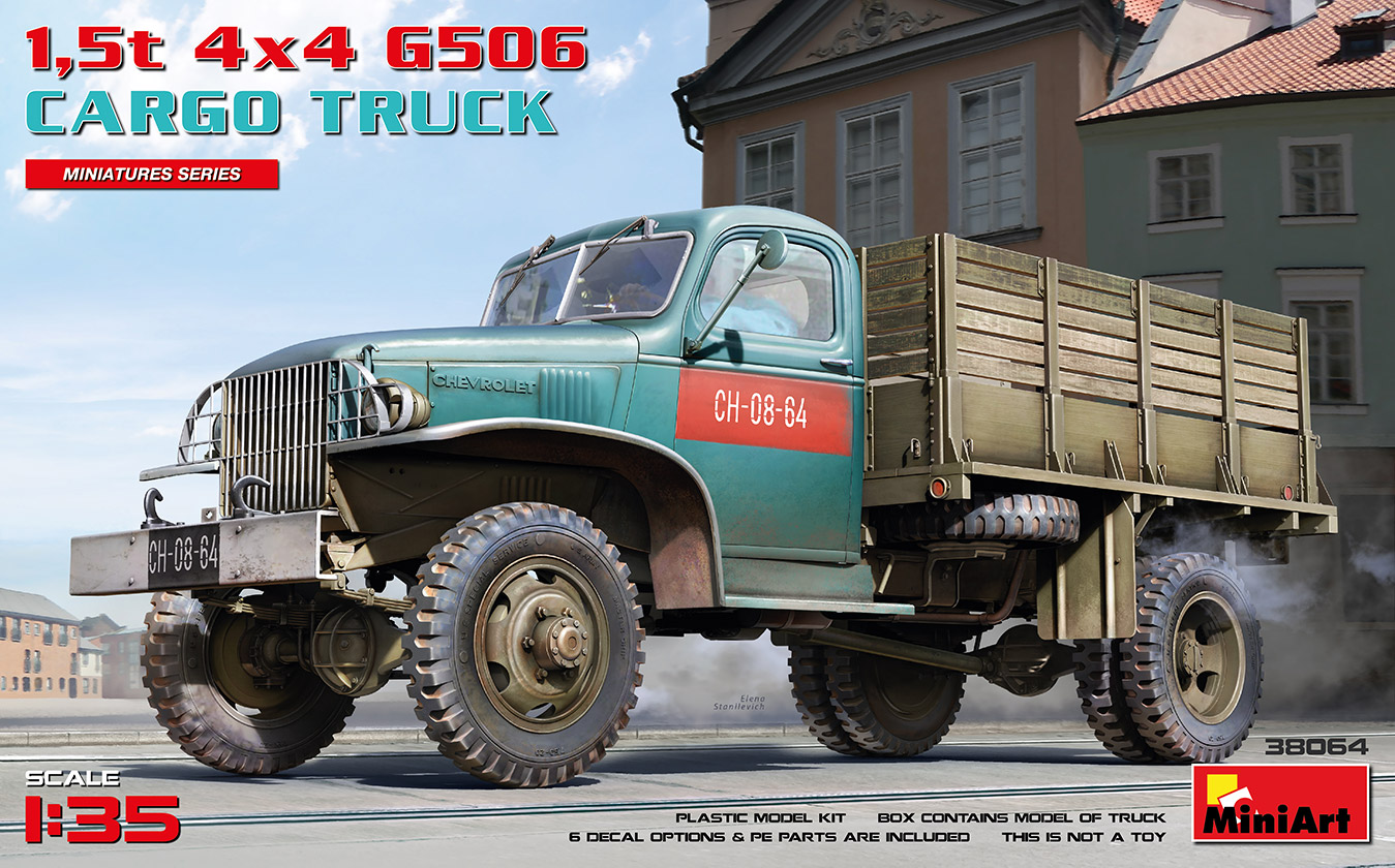 予約する　　1/35 1,5t 4x4 G506 カーゴトラック