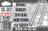予約する　　1/35 2cm FLAK 弾薬/砲弾