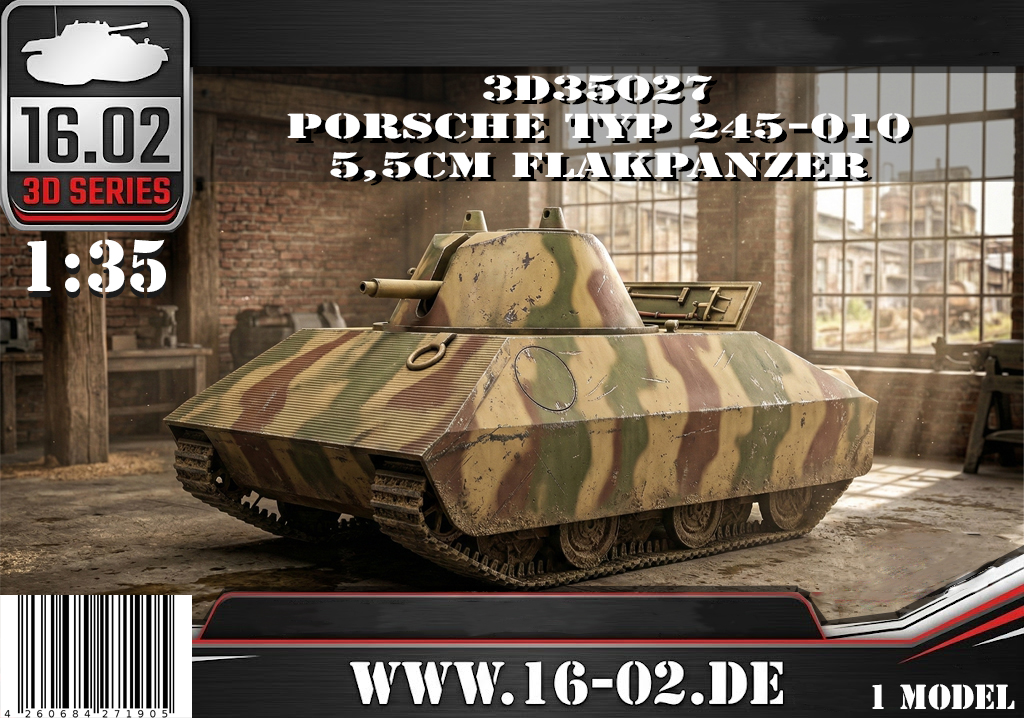 1/35 ドイツ計画軽戦車 ポルシェ 245-010 “ジャグアランディ”