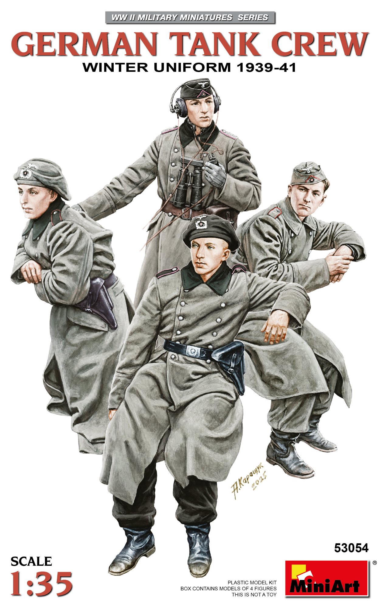 予約する　　1/35 ドイツ軍戦車乗組員 冬服 1939-41年